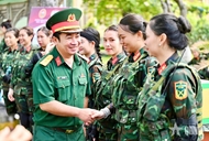 Ba Ria - Vung Tau provincial Military Command supports parade forces